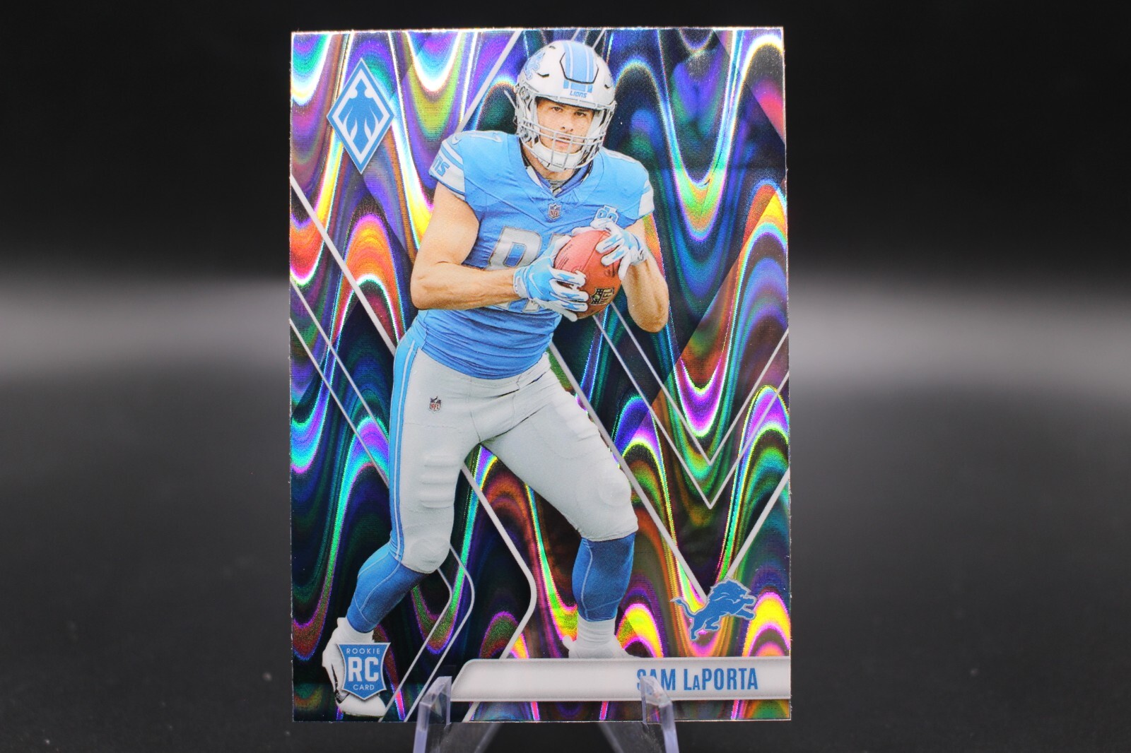 2023 Panini Phoenix Sam LaPorta Silver Seismic Prizm Rookie Card RC #115