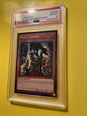 YuGiOh SKULL MEISTER #RA02-EN005🔥PSA 10 GEM MT🔥1st EDITION-2024