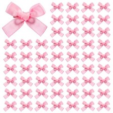 60 Pcs Bow Hair Clips for Women Girls, Satin Mini Ribbon Bowknot Barrettes Ha...