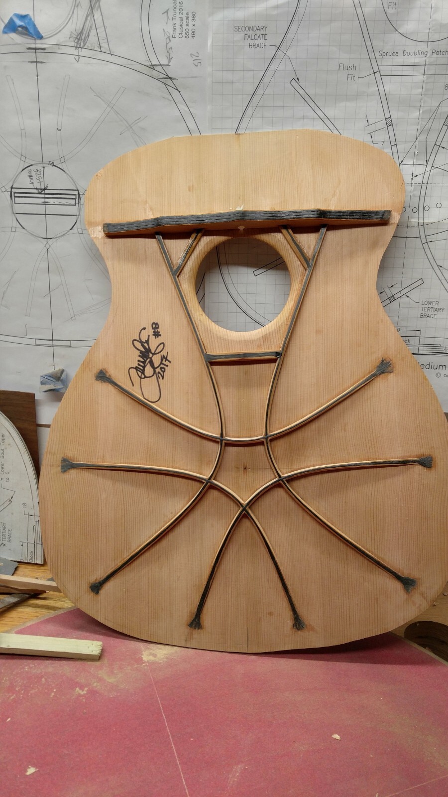 Paulownia Acoustic Guitar Top Soundboard Super Jumbo/Bass (AB) Includes Carbon eBay