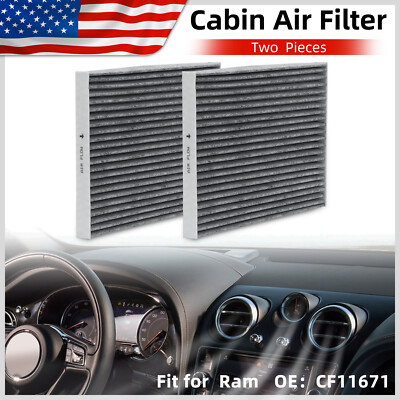 2PCS Cabin Air Filter for JEEP WAGONEER 2022 MAZDA CX-7 2007-2012 CF11671