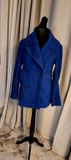 Gap Blue Wool Pea Coat Women's Size 10