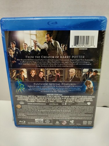 Fantastic Beasts: The Crimes of Grindelwald (Blu-ray, 2018) New, Sealed - Picture 2 of 8