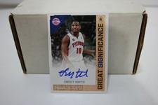 2017-18 Panini Hoops Great Significance Lindsey Hunter #GS-LHT Auto Mint