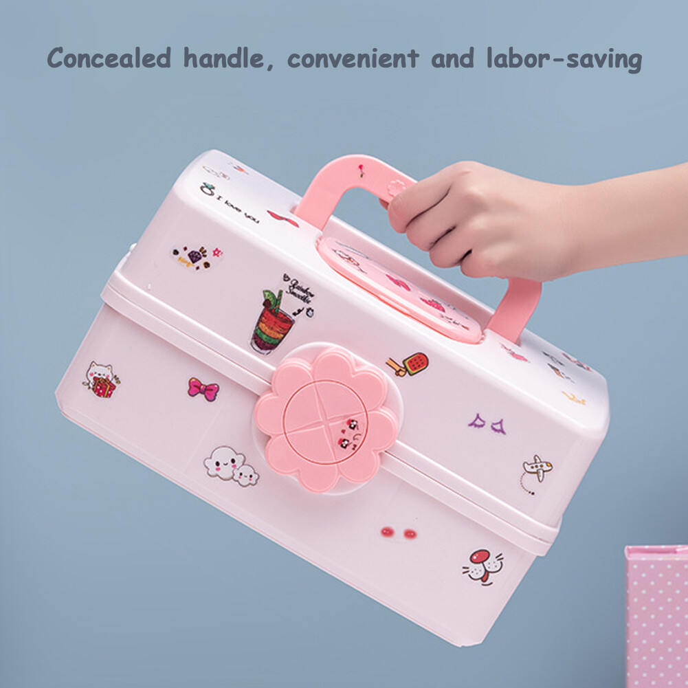 Storage Box For Kids Hair Accessories Capacity Head Rope Jewelry Layers