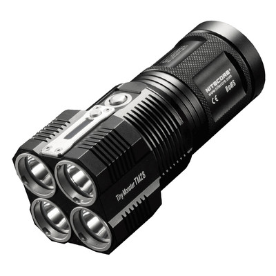 Nitecore TM28 6000 Lumen Rechargeable Flashlight / Searchlight -4x XHP35 HI LED