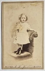 CDV of a Child - Just After the Civil War - Savanah, Georgia - Ryan Photographer
