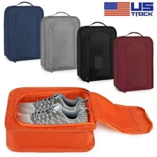 Travel Shoe Bags Zip Pouch Storage Organizer Waterproof Bag Shoes Carry Case Box