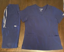 Medical Nursing Natural Uniforms Women's Cool Stretch V-Neck Top and Cargo Pant