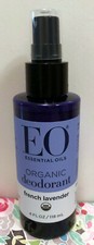 EO ESSENTIAL OILS ORGANIC FRENCH LAVENDER DEODORANT SPRAY 4 OZ
