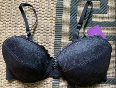 NEU: SCHWARZ ! PUSH-UP SOFTSCHALEN BH SPITZE 75 80 C VIVANCE *84914813