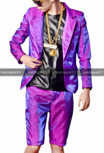 80's Purple Tracksuit Men's Costume | 80's Costumes - Foto 13