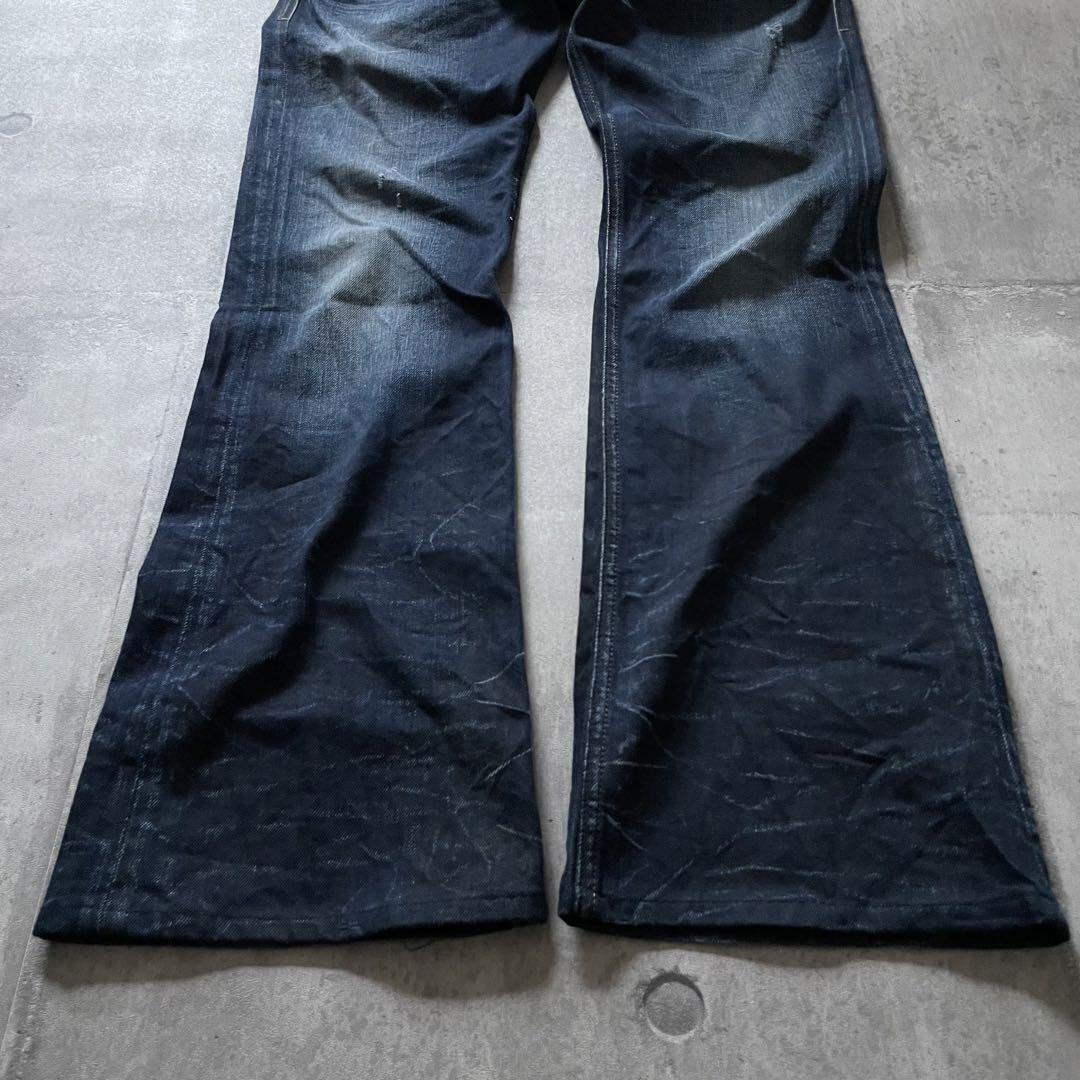 Diesel Men L Y2K Flare Denim Grunge Coating Fade Archive Diesel Men L Y2K Flare Denim Grunge Coating Fade Archive