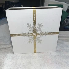 Vintage Chanel  Snowflake Christmas EMPTY BOX ONLY
