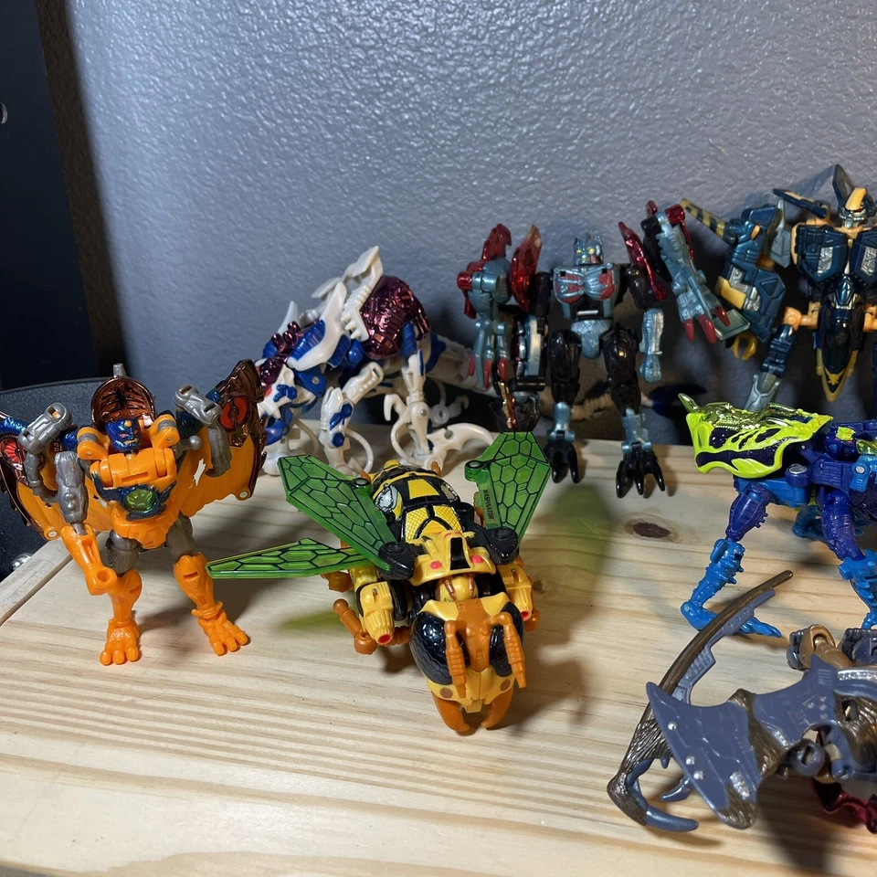 Transformers Beast Wars Beast Machines Transmetals 2 Cheetor Dinobot Optimus LOT - Image 3 of 4