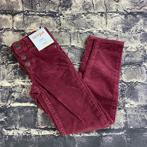 Slim Burgundy Corduroy Pants | eBay