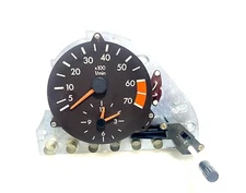 🐝Mercedes 86-91 (W126) 420SEL 560SEL Tach Gauge w/Rebuilt Clock 110.902/029/011