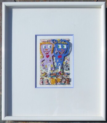 James Rizzi BREAKIN 1984 Hand Signed 3-D Dance Serigraph Framed