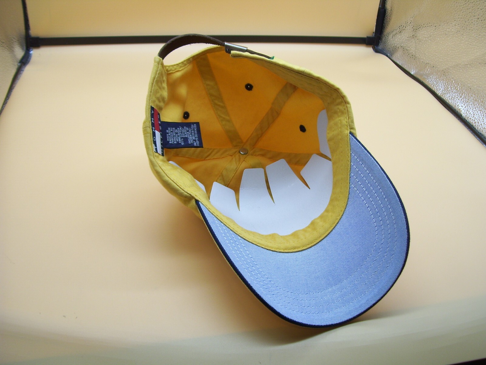 Tommy Hilfiger Solid Yellow Strap Back Adjustable… - image 7