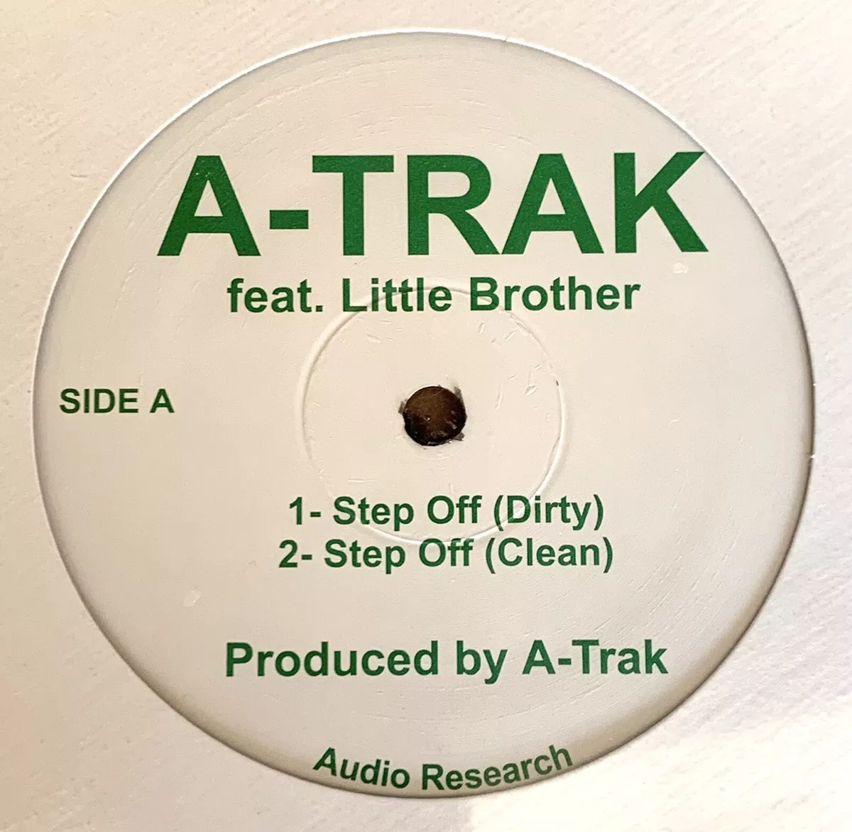 DJ A-TRAK ft. LITTLE BROTHER Step Off 12” Vinyl HIP HOP RAP B-MORE lp cd SEALED