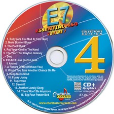 Chartbuster Karaoke CD G E-7 Disc-4 Collector's Edition NEW DISC IN WHITE SLEEVE