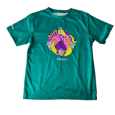 Disney 2019 Disneyland Paris Princess Rapunzel 10K Marathon Running Shirt  Size M