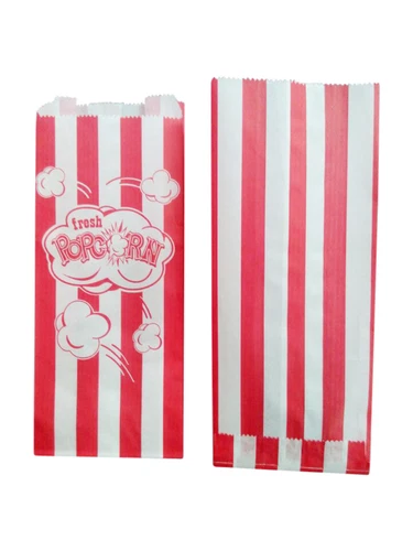 Popcorn Bags 3600 PACK Fetes Events Cinema pop corn machines popping Red white - Picture 1 of 4