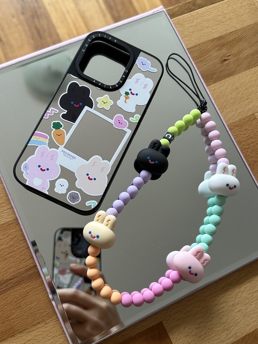 CASETiFY Bunny Rabbit Phone Charm Strap RECORDER factory