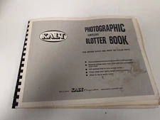 Vintage KALT Photographic lintless Blotter Notebook Not Used Spoiled 12in X 9in