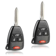 2 For 2008 2009 2010 2011 2012 2013 - Jeep Liberty Dodge Avenger Remote Key Fob