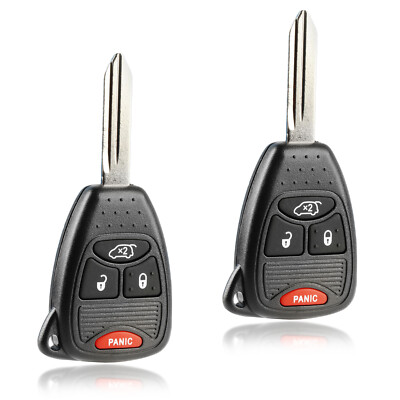 2 For 2008 2009 2010 2011 2012 2013 - Jeep Liberty Dodge Avenger Remote Key Fob