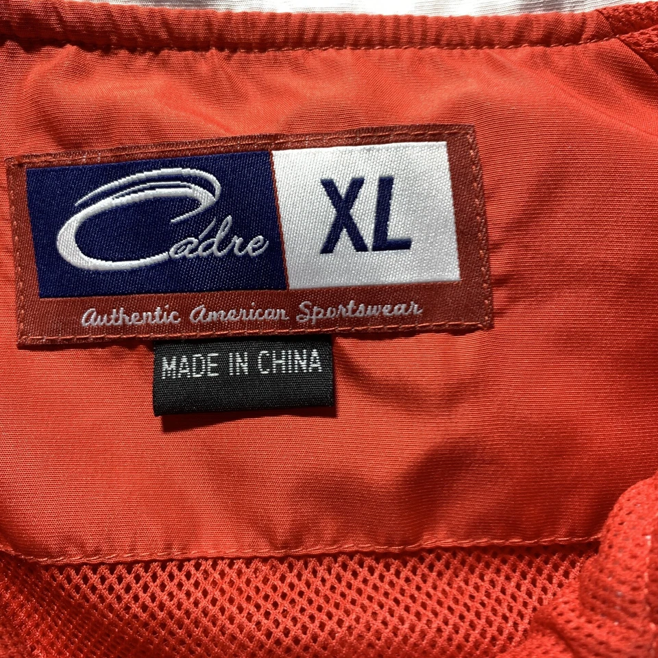 Wisconsin Badgers Cadre Cuarto Cremallera Pullover Cortavientos Para Hombres XL Rojo Blanco NCAA Foto 3 de 4