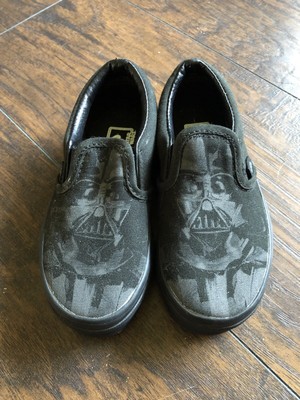 darth vader vans slip ons