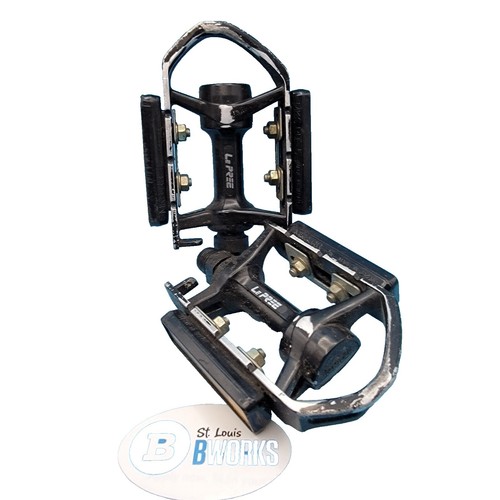 Specialized Vintage Engraved Alloy Flat Bike Pedals Suntour