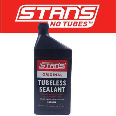 Stans No Tubes Bicycle Tire Tube Sealant 1000ml  Flat Puncture Tubeless Stan's