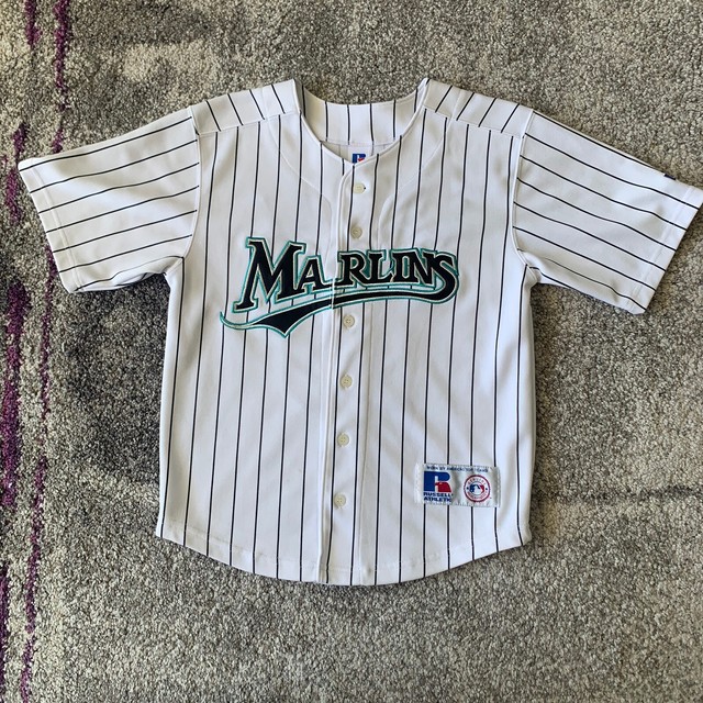 Russell Athletic Mlb Florida Marlins Mike Lowell Baseball Jersey Youth