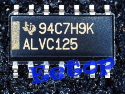 10PCS SN74ALVC125D ALVC125 TI IC BUF NON-INVERT 3.6V 14SOIC