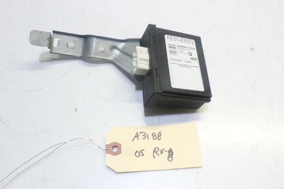 2005 MAZDA RX-8 TIRE PRESSURE MONITOR MODULE ASSEMBLY A3188 - Image 2 of 4