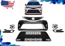 Fits 2021-2024 Toyota Sienna Xse Front Bump Cover Grille Fog Light Local Pickup