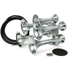 Hornblasters Admiral Loud 5 Trumpet Train Air Horn For Semi Or Large Truck