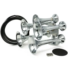 HornBlasters Admiral Loud 5 Trumpet Train Air Horn for Semi or Large Truck