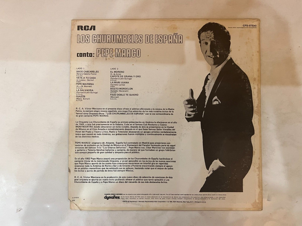 Los Churumbeles De España, Pepe Marco– Los Churumbeles De Espana LP ...