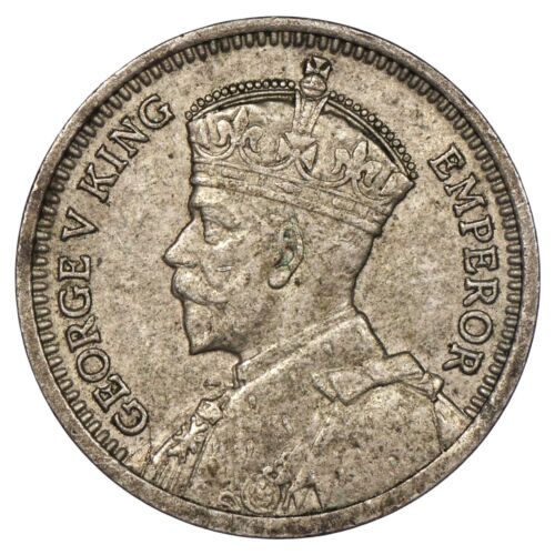 Nouvelle-Zélande - 3 pence 1936 - George V - argent - SUP - KM.1 - pièce monnaie - Photo 1/2