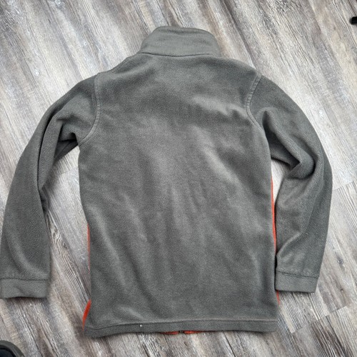 Columbia Youth Medium Boys 10-12 Full Zip Fleece Jacket Orange - Picture 4 of 4