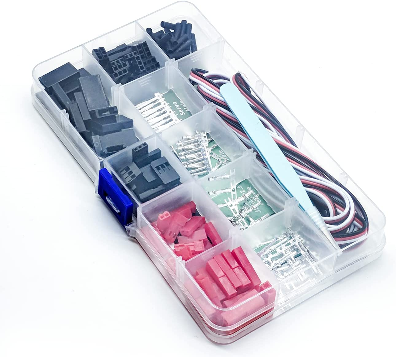 JST Connector Kit, Servo Connector Kit, 40 Sets Servo Plug Male Female