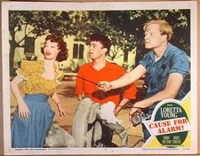 1947-1950 Alfalfa Carl Switzer 2 Original Lobby Cards Our Gang Little Rascals
