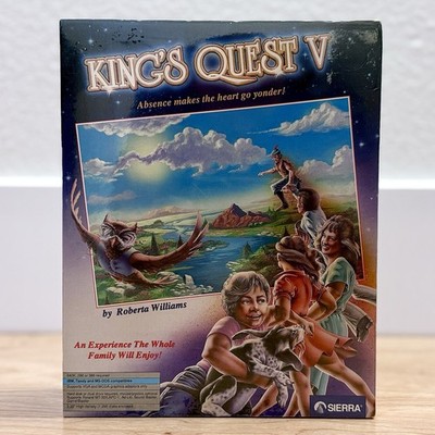 King's Quest V - First Print - Factory Sealed - Big Box PC - 1990 Sierra