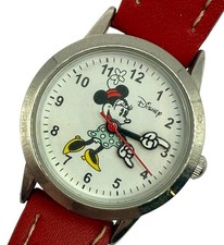 Disney Classic Minnie Mouse Watch Rotating Hands Case 23mm New Battery