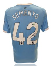 ANTOINE SEMENYO SIGNED MANCHESTER CITY FC 25/26 HOME SHIRT (ACG CERT AG17769)