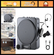 Portable Wireless Voice Amplifier for Teachers Coaches - Megaphone Speaker wit